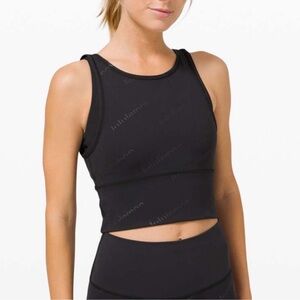 Lululemon Power Pivot Tank Rib in black